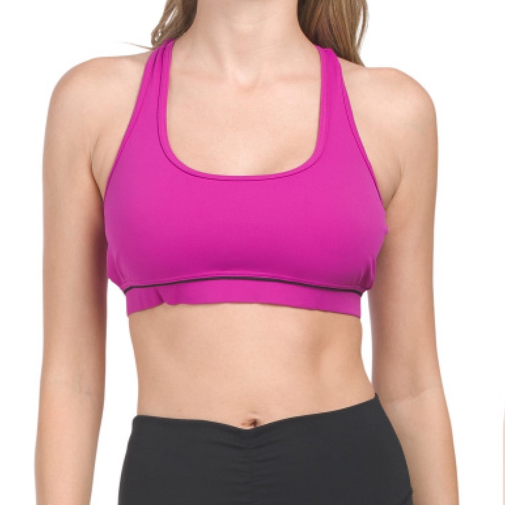 NOIZE Dionne Contrast Piping Detail Bra Top